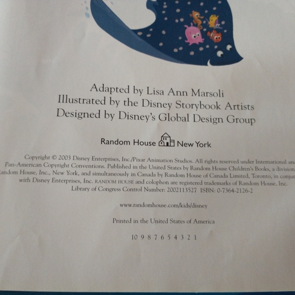 *pick 3 for $12* Finding Nemo: A Read-Aloud Storybook - Picture 3 of 10